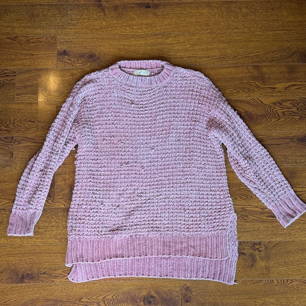 Altar'd State Textured Pink Sweater